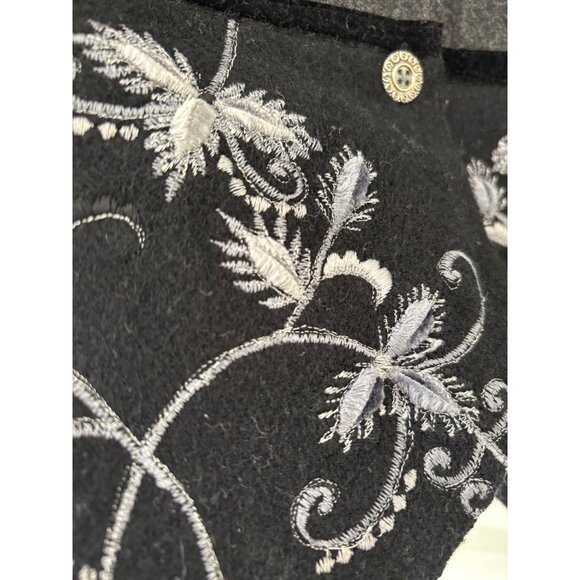 Tantrums Womens Floral Embroidered Wool Blend Vest 3X - Picture 11 of 13